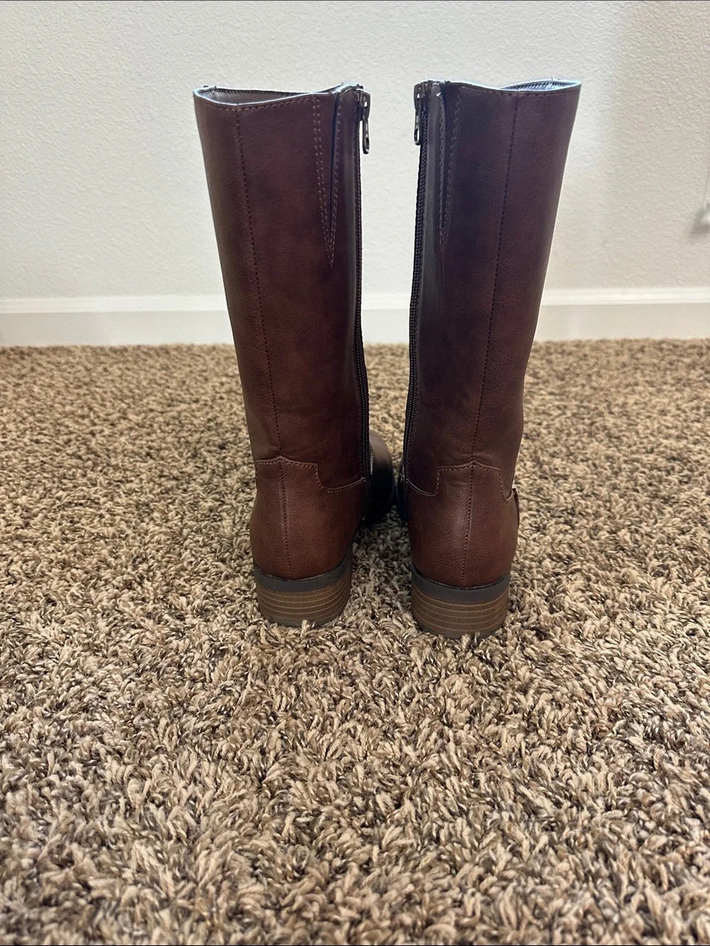 Cat & Jack Classic Brown Mid-Calf Girl’s Boots